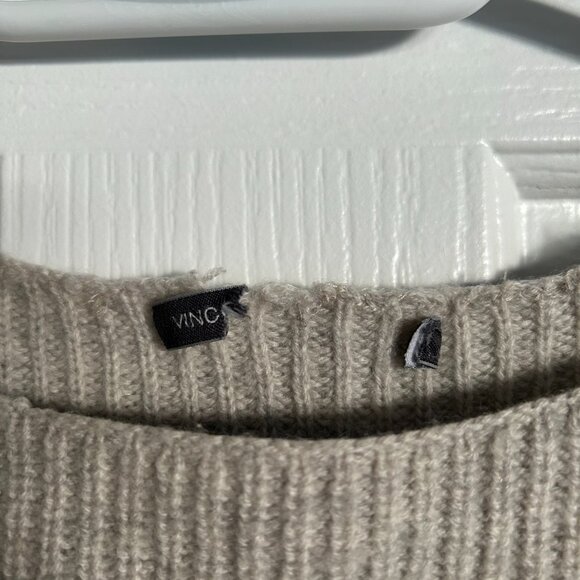 Vince Wool Striped Pullover - Picture 4 of 6